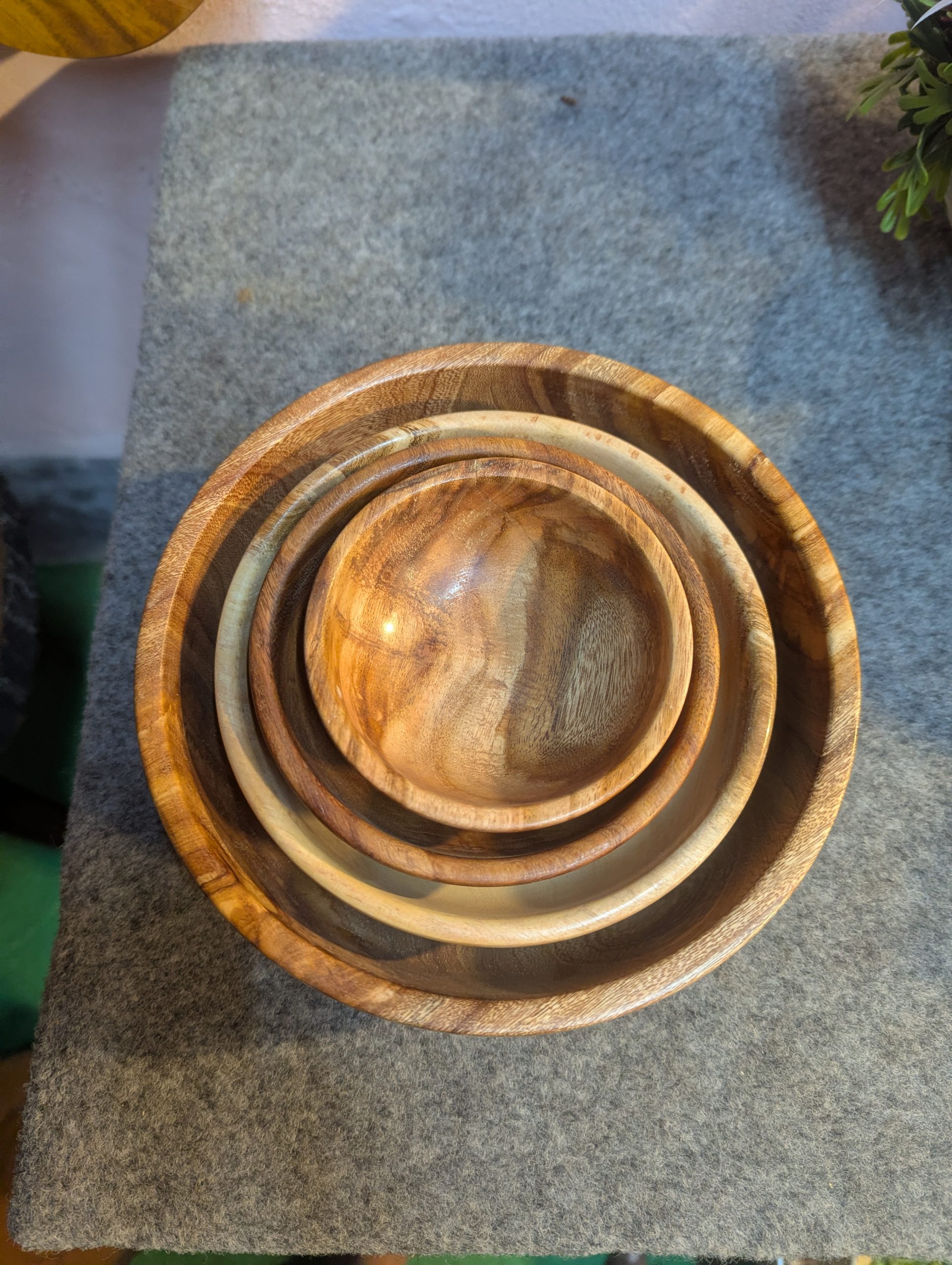 বাটি সেট/ Natural Solid Wood Bati Set [ BA1 ]