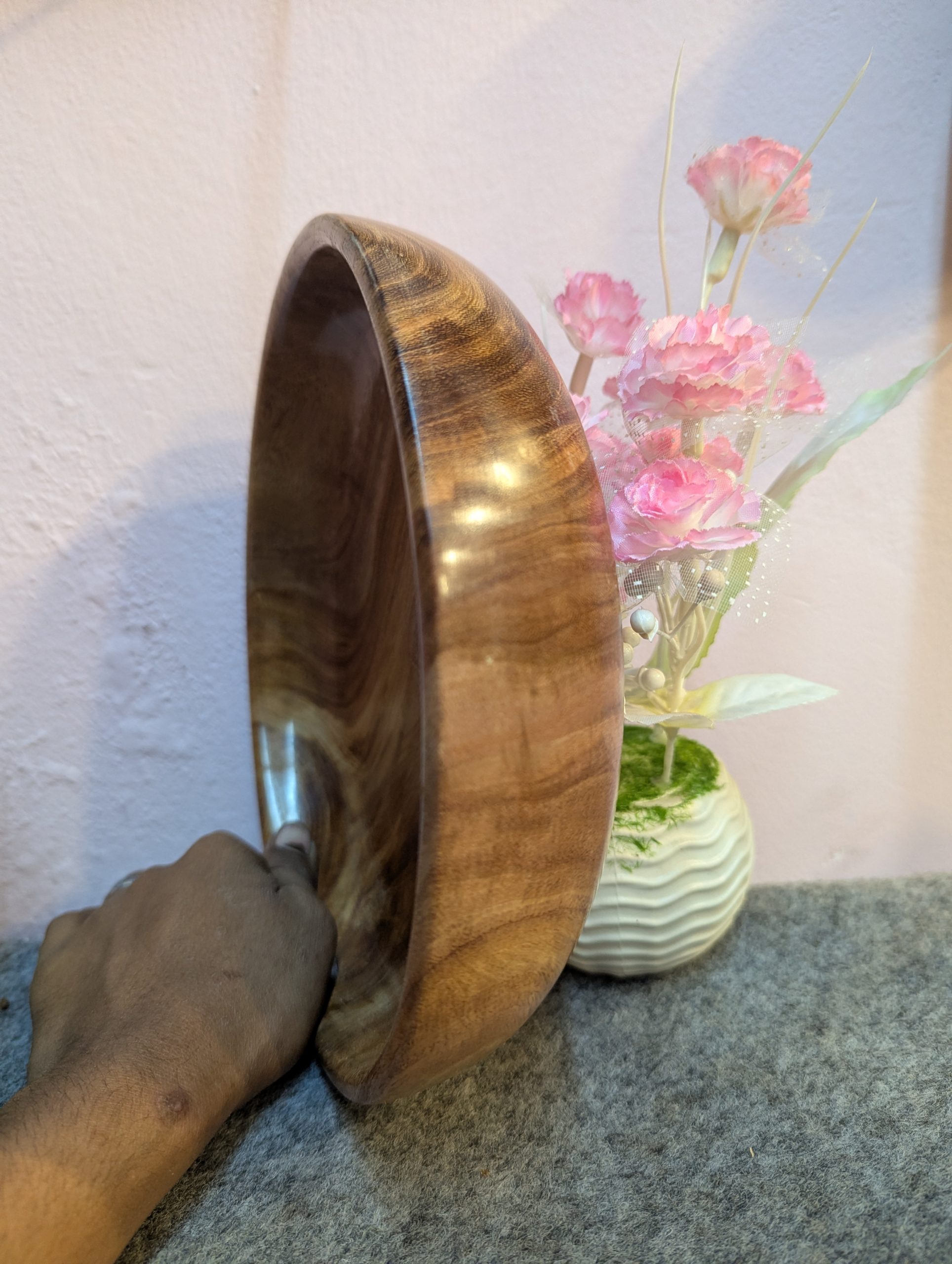 Classic Wood Dining Plate-9"X2"[PK-03]