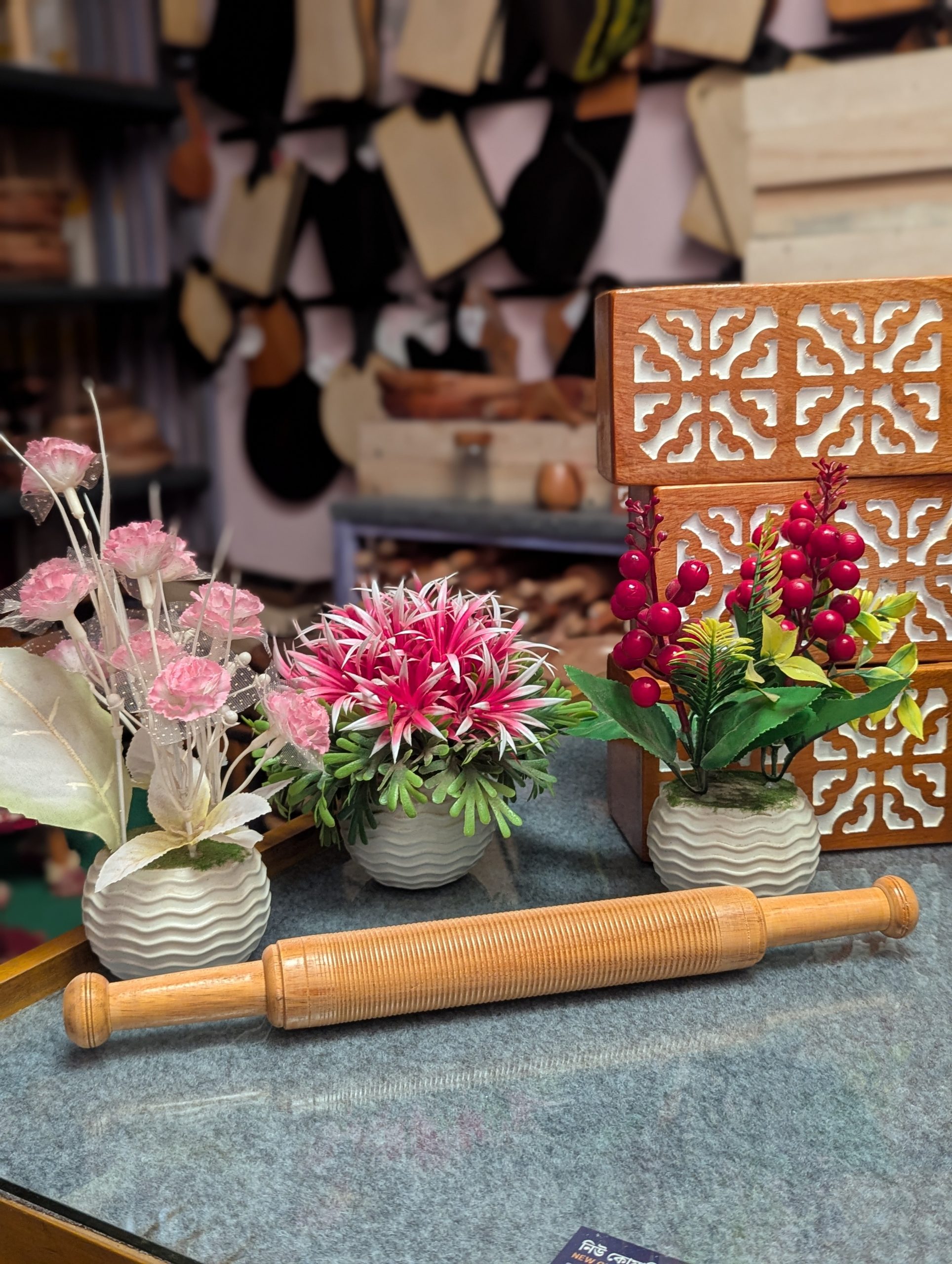 কাটা বেলুন /Classic Wooden Ruti Belun[ RB-3]