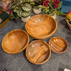 বাটি সেট/ Natural Solid Wood Bati Set [ BA1 ]
