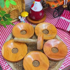 হাড়ি কম্বো / Kitchen Combo: 5PCS Pot Stand with Paratha & Bharta{RB-17/07}