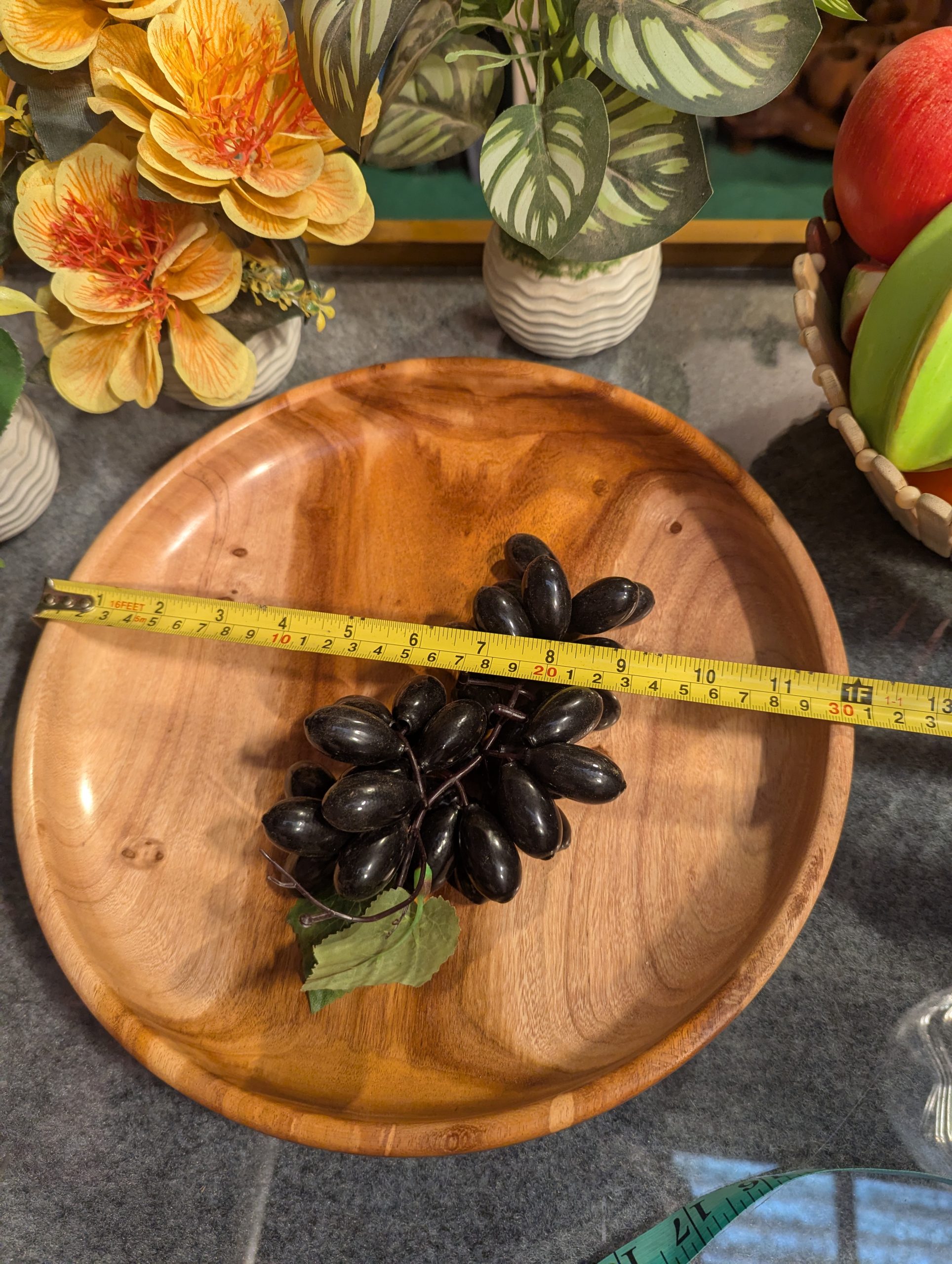 প্লেট ১২"/ Wood Dining Plate [PE-12]