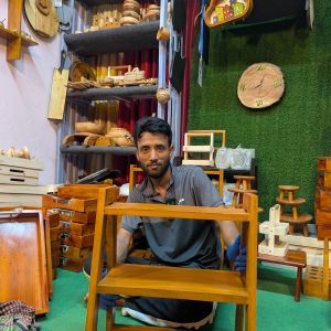 কিচেন রেক মিহগুনি কাঠের /Kitchen Rack(MR-1)